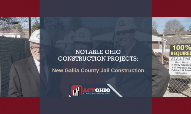 Ohio Governor and First Lady DeWine Tour Gallia County Jail Construction